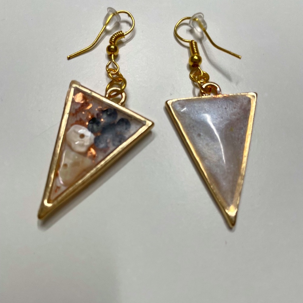 New collection Drye flowers earrings